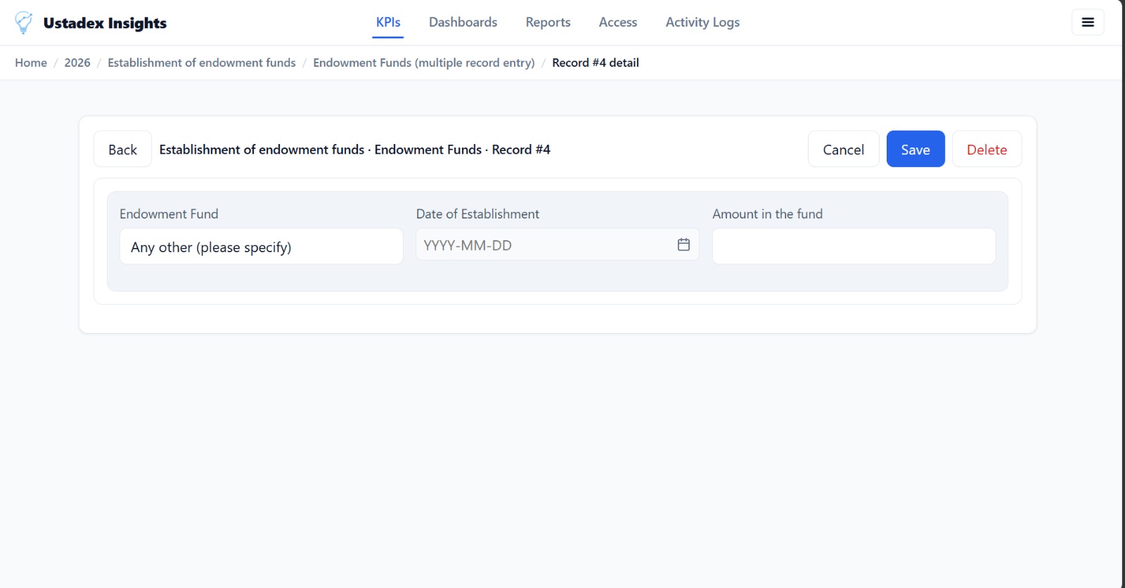 Ustadex Interface Gallery